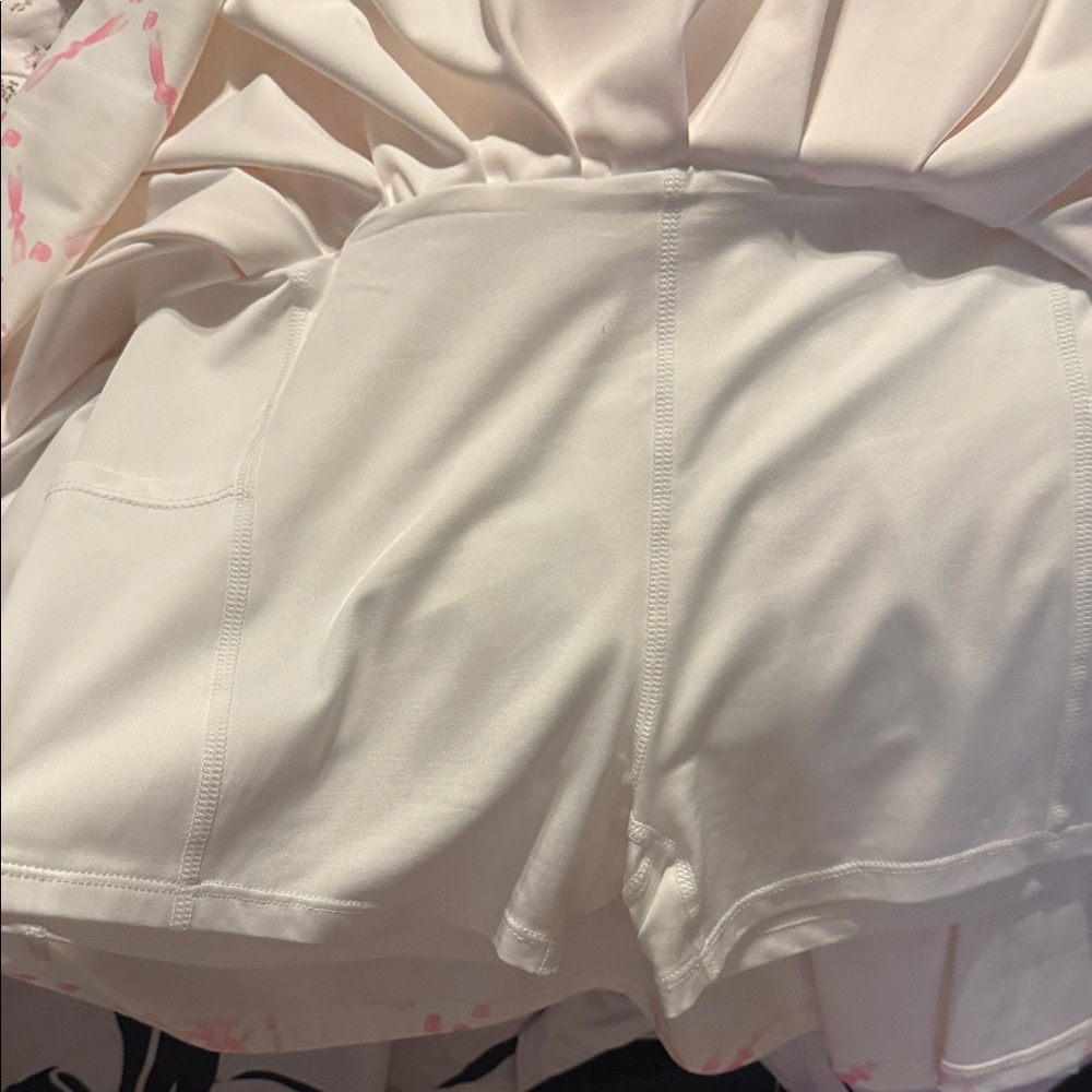 Pink and Cream Mini Dress - Picture 5 of 6